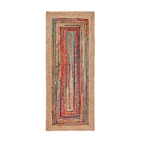 Ковер Цветной из джута и хлопка Jaco 80 x 250 см разноцветный AM.PM  фото, kupilegko.ru